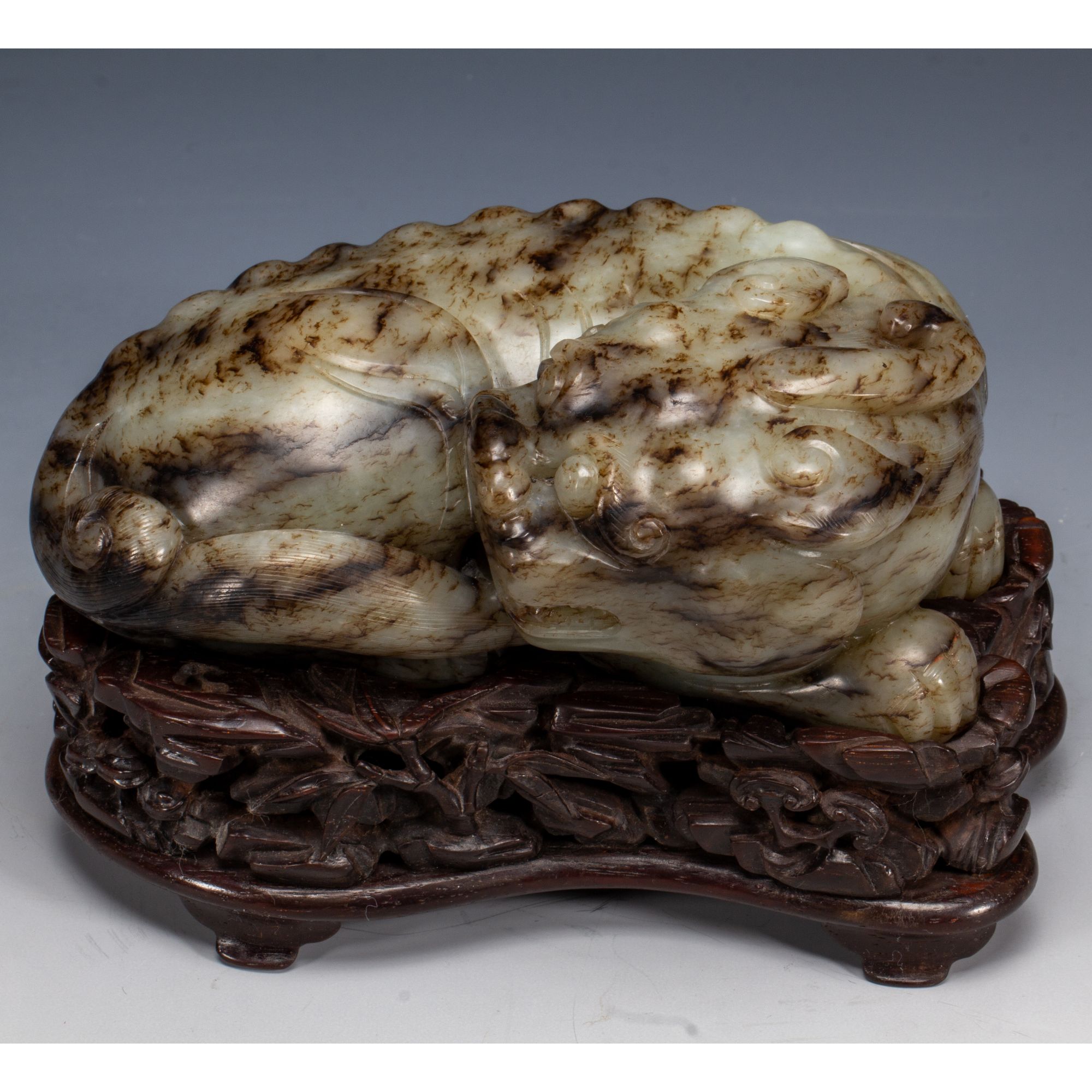 【程田文物】-玉-瑞兽摆件250218-37