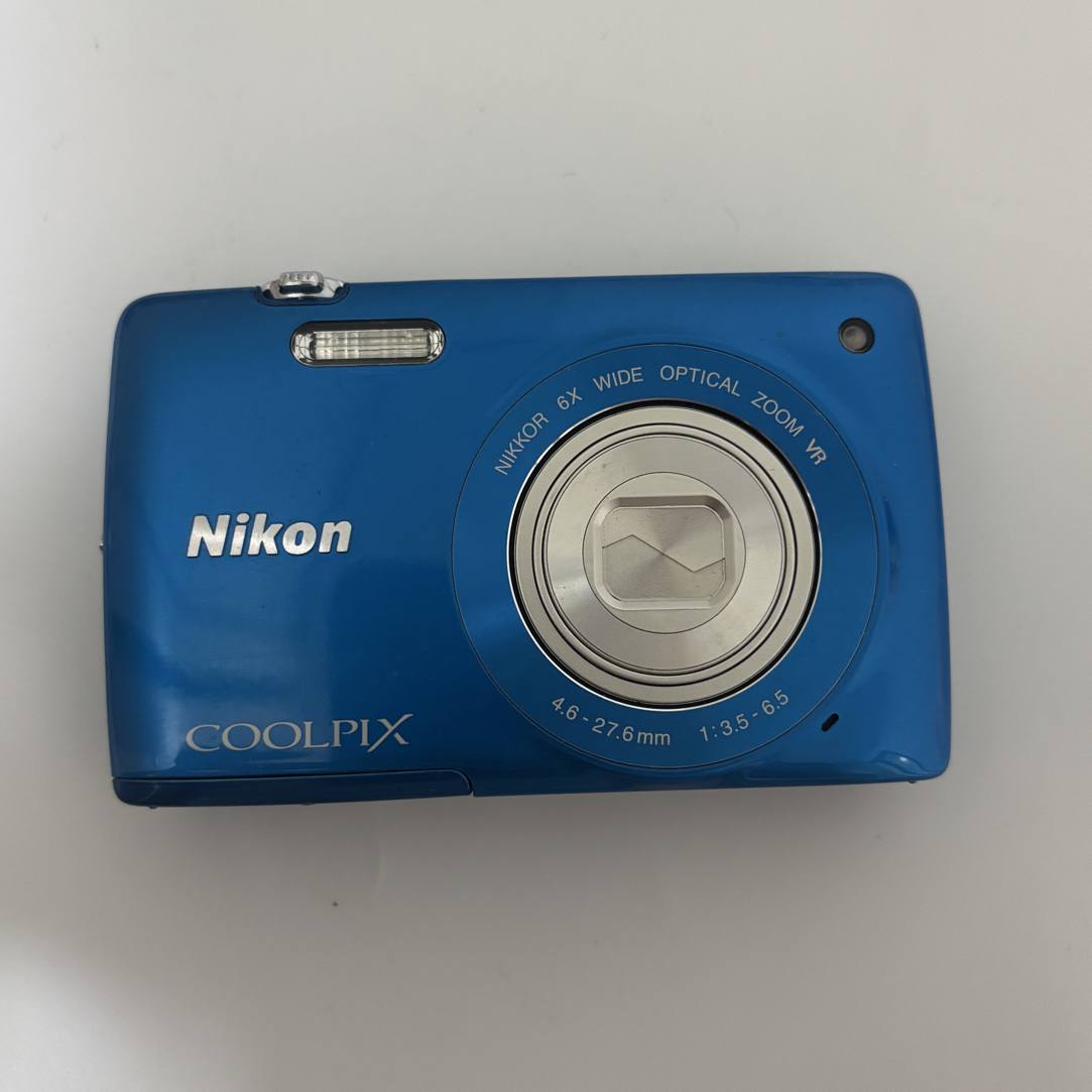 9新 Nikon/尼康 s4300蓝色1600w像素ccd相机带配件