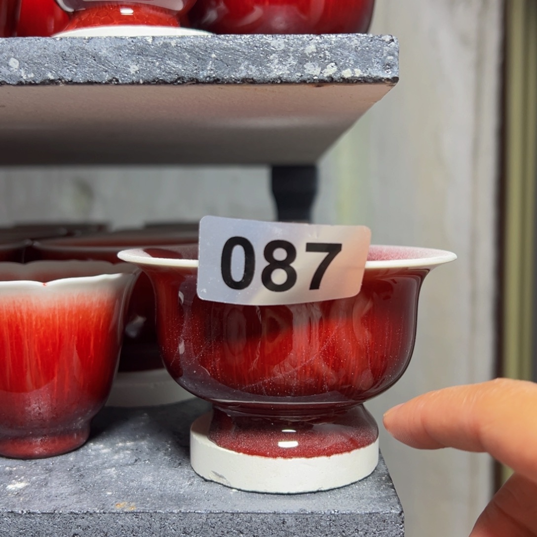 陶景德镇陶瓷郎红微瑕