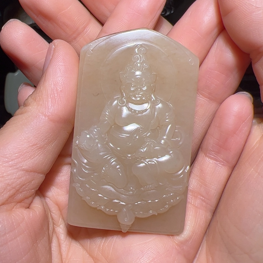 古***色和田玉（子料）未镶嵌颈饰