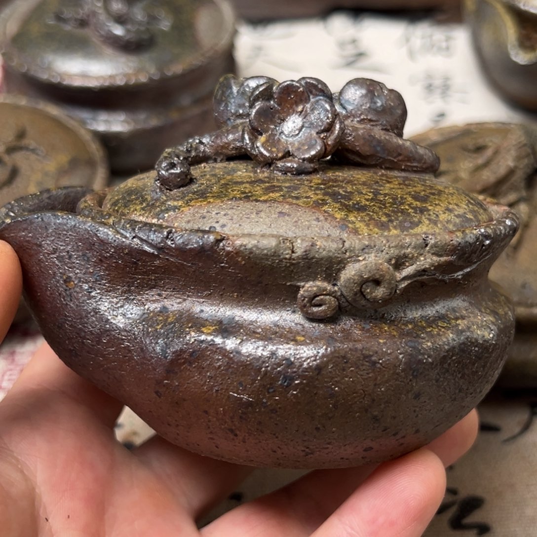 别****好敬欣柴烧梅花宝瓶