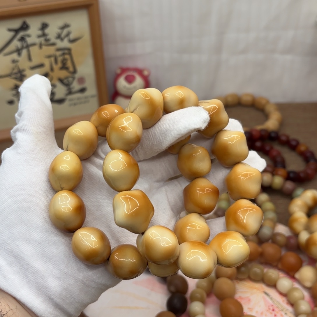 菩提根/象牙果吊坠牙果大瑕疵机抛一锅605