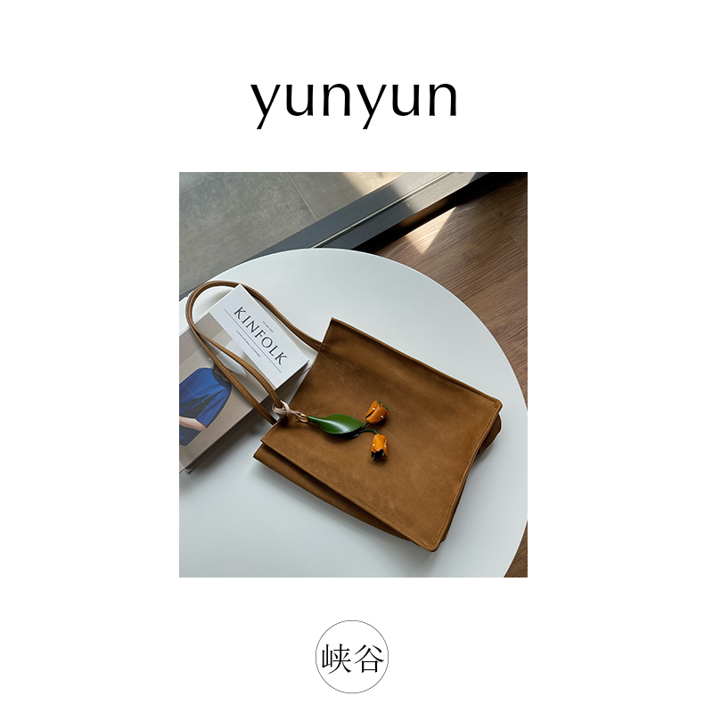 芸芸【峡谷】高定鹿纹牛皮 经典 百搭 可装电脑 托特包#9030