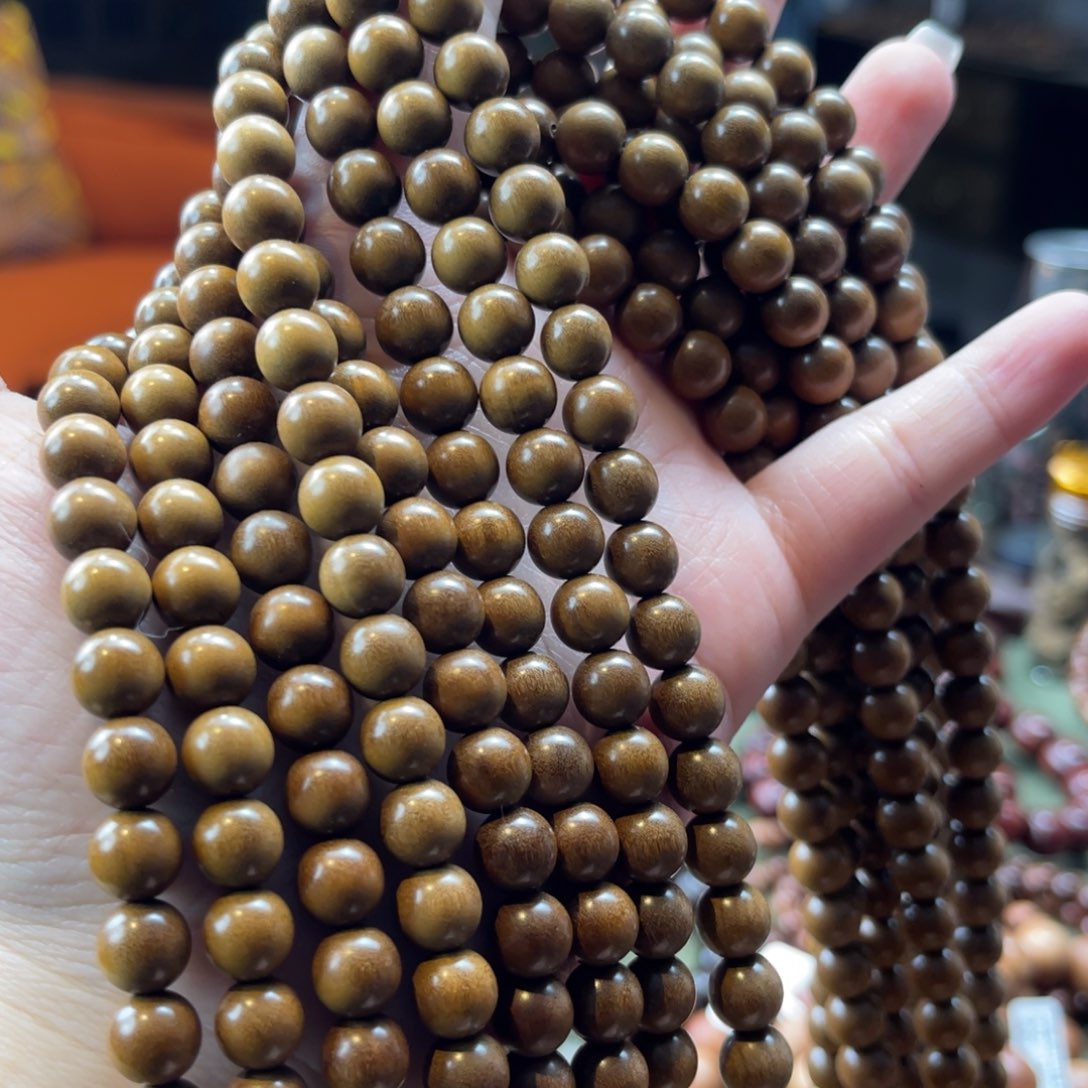 檀香木手串/手链0.8老山奶香661