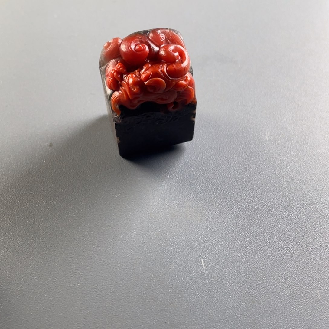 南红玛瑙未镶嵌天然原矿杨柳啊东寨老南红印章