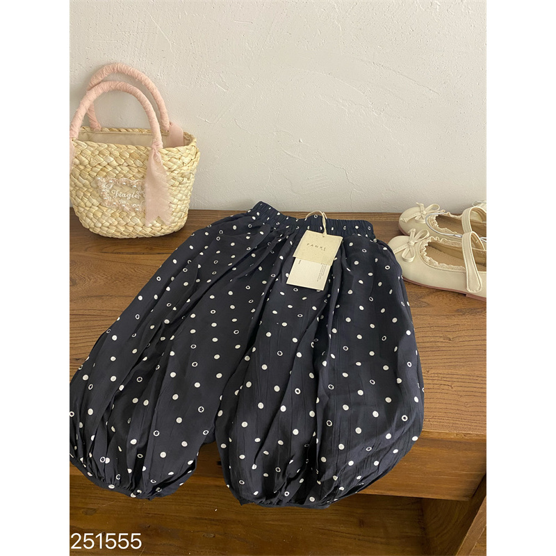 JJFX·25夏~波点裤子251555（汉服）黑色