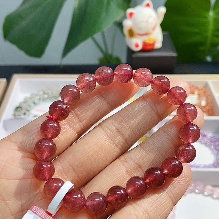 水晶手链未镶嵌草莓晶