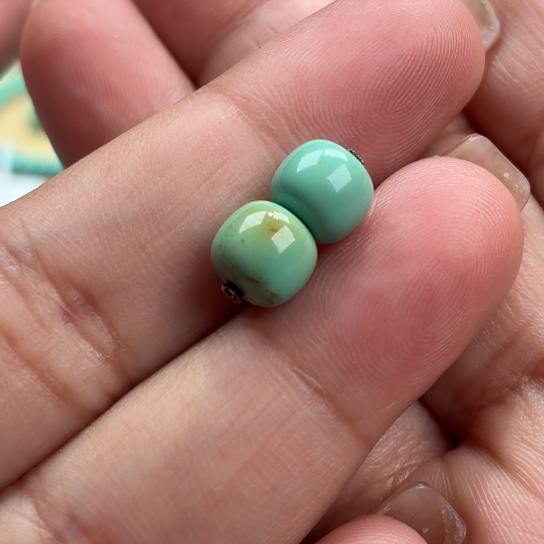 绿松石未镶嵌珠宝奇石老型卡7.5