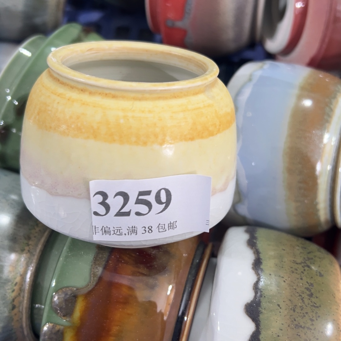 红陶景德镇手工花盆