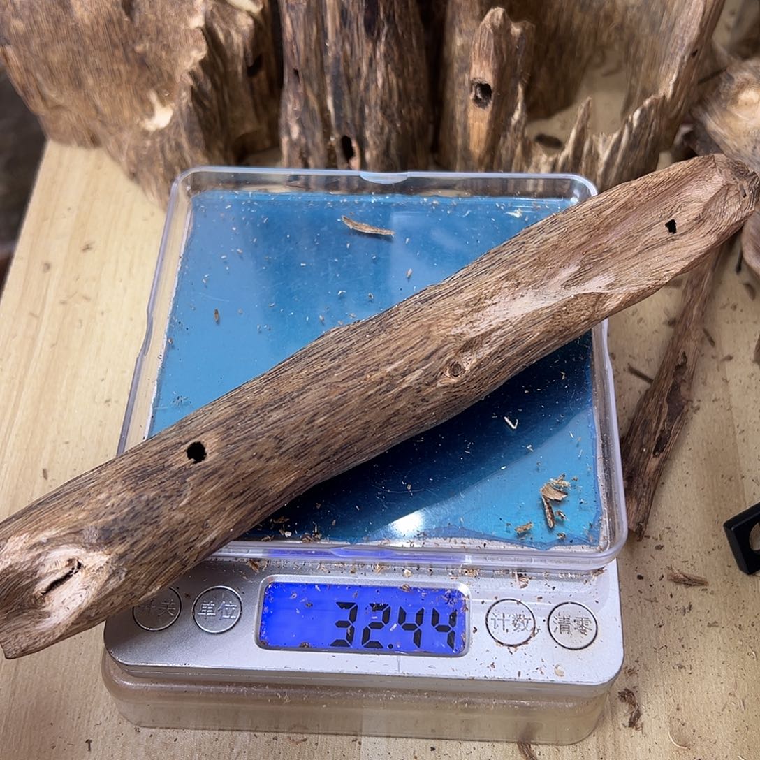 香料绿奇楠虫漏32克乌身