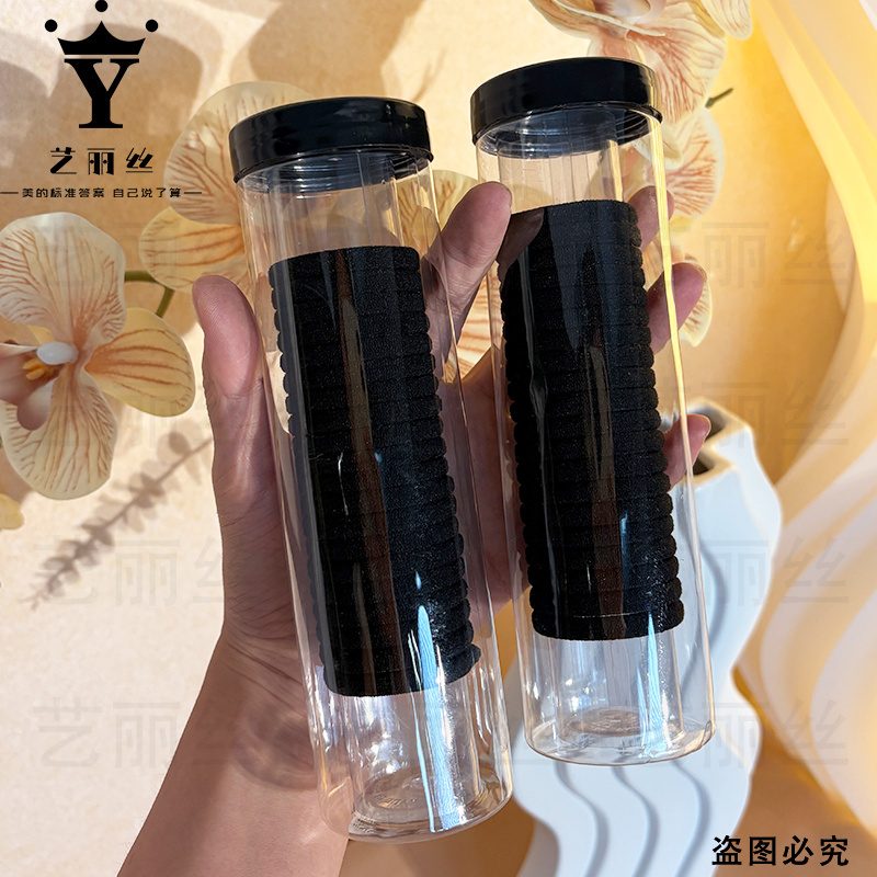 【到手40根】 [黑色皮筋]高弹力耐用简约气质发圈头绳皮筋 YL1122
