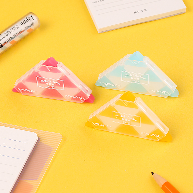 日本KOKUYO国誉角角乐橡皮擦学生用美术素描细节高光绘画干净好擦