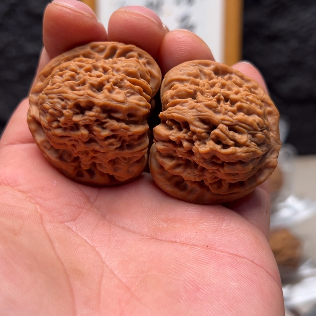  ***楠文玩核桃把件南疆41