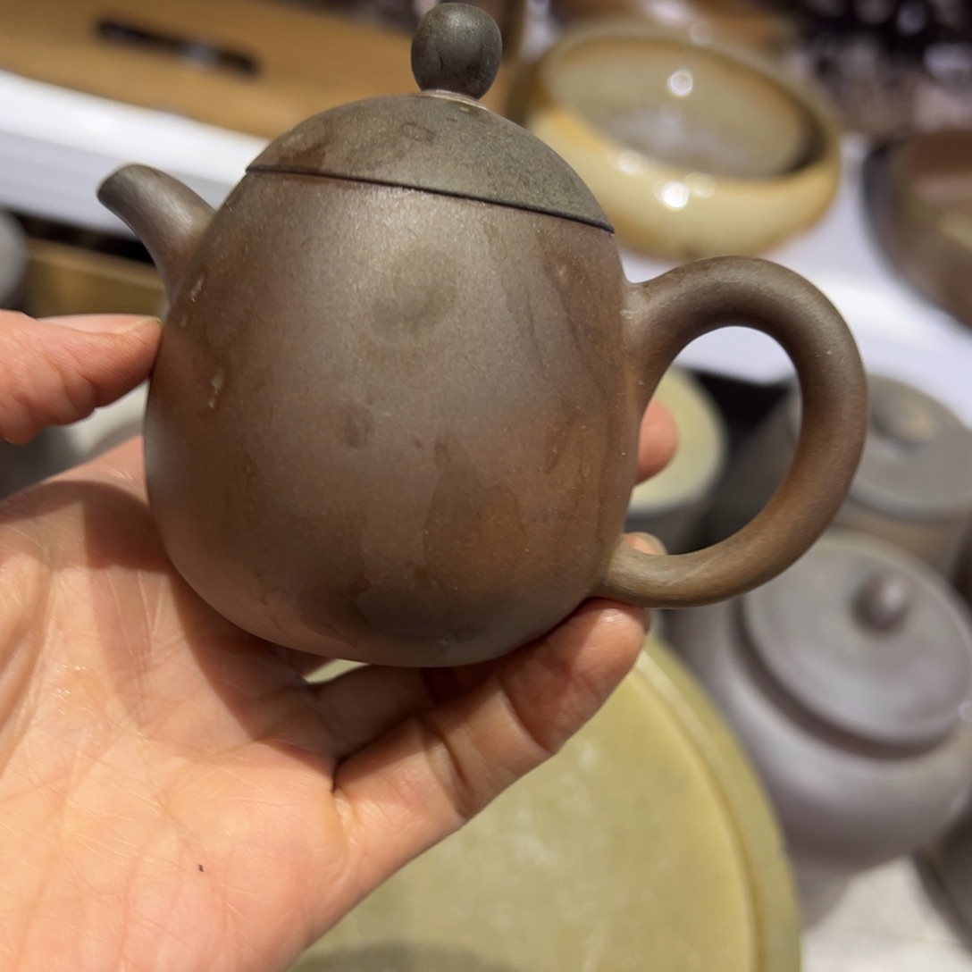 贵台龙窑柴烧茶壶136