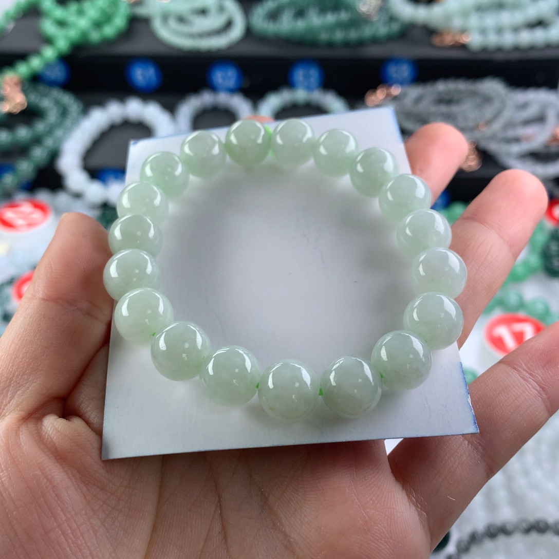 翡翠手链未镶嵌卡10