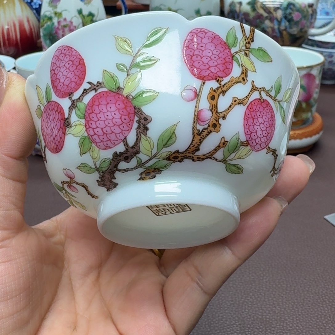 瓷片景德镇仿古手工制作精品展示