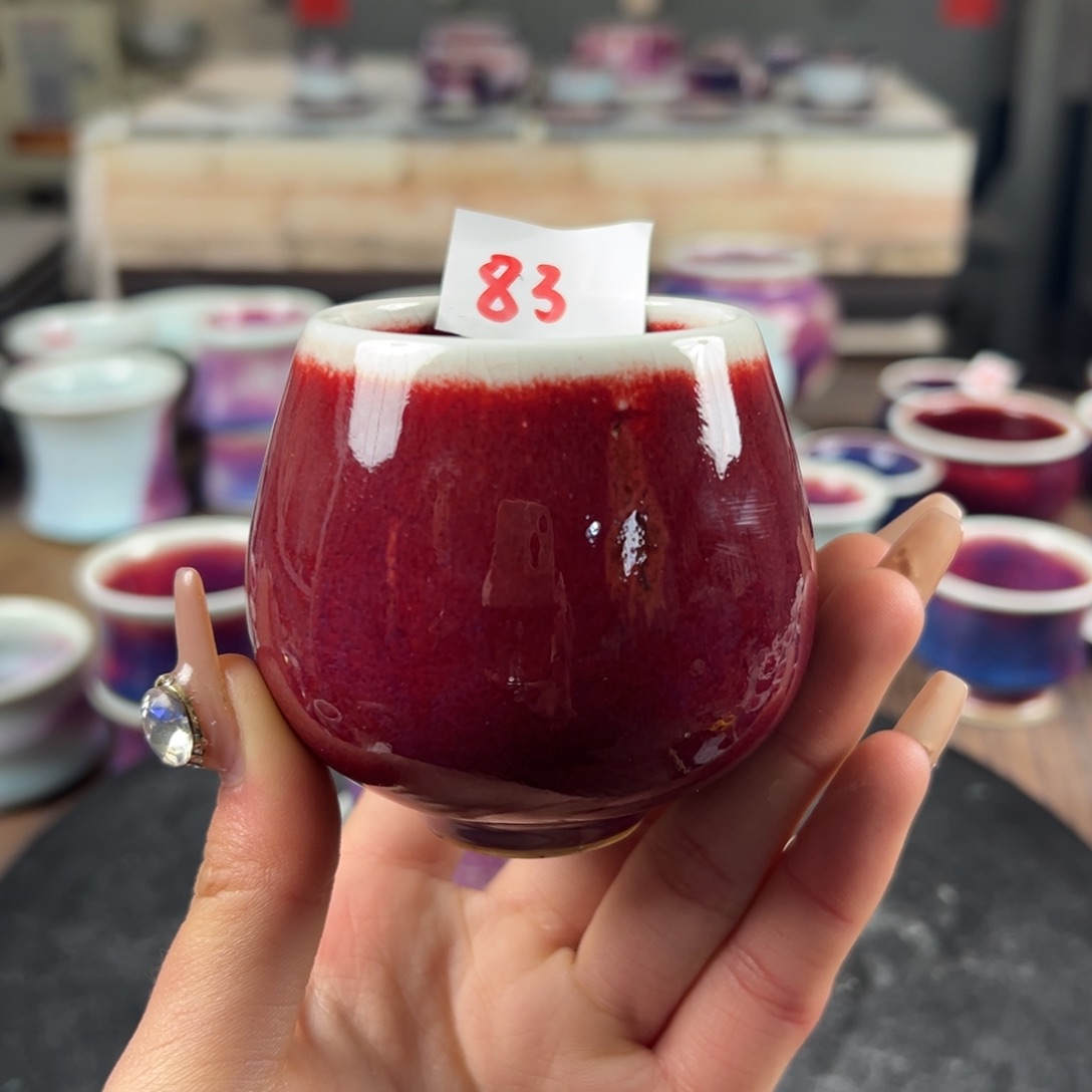 瓷片微瑕主人杯纯手工