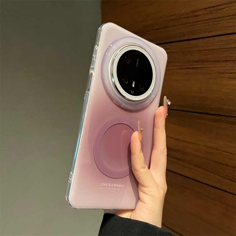 适用华为mate70pro+手机壳ins风高级感晕染磁吸mate60pro男女款