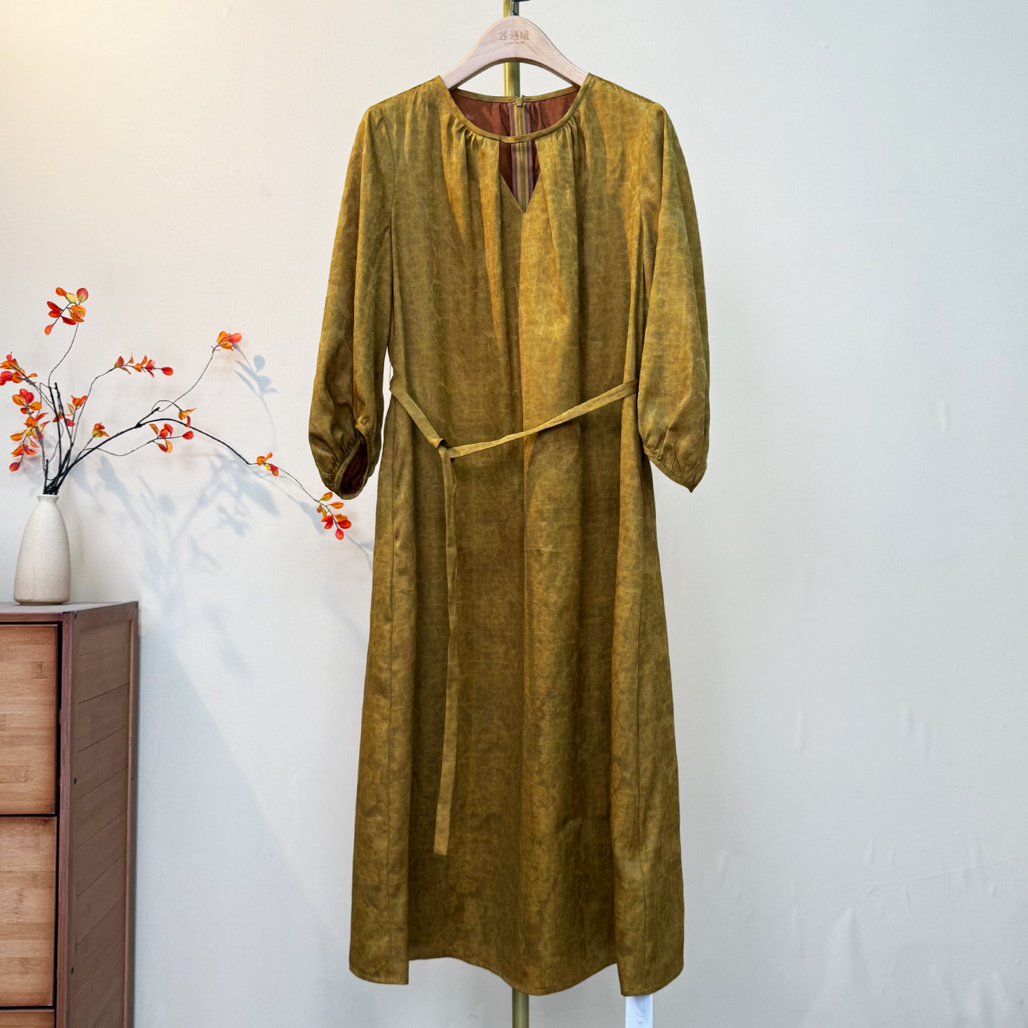 立狮宝连衣裙 新中式国风女装713F