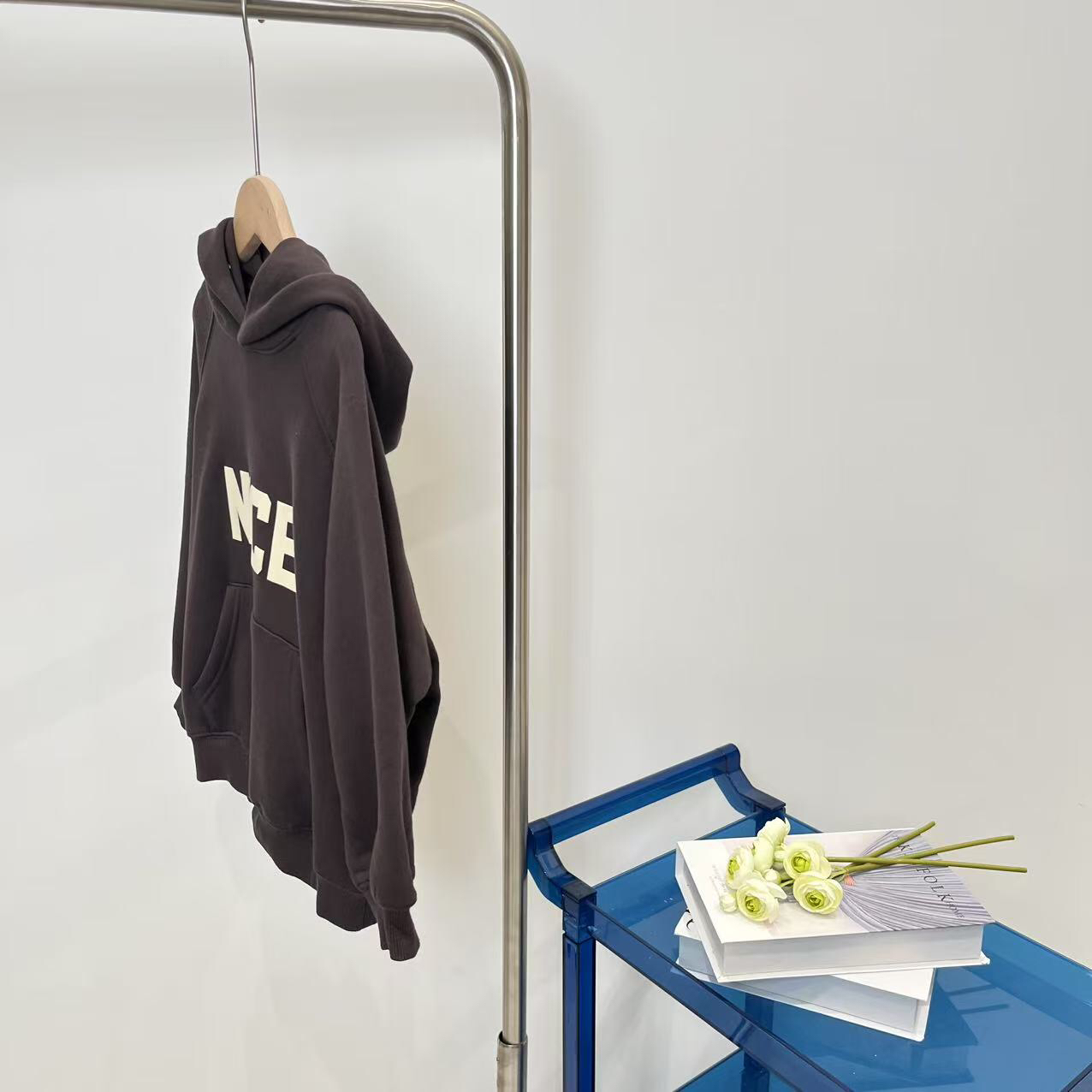 秋冬男童女童连帽卫衣 深灰1516卓系