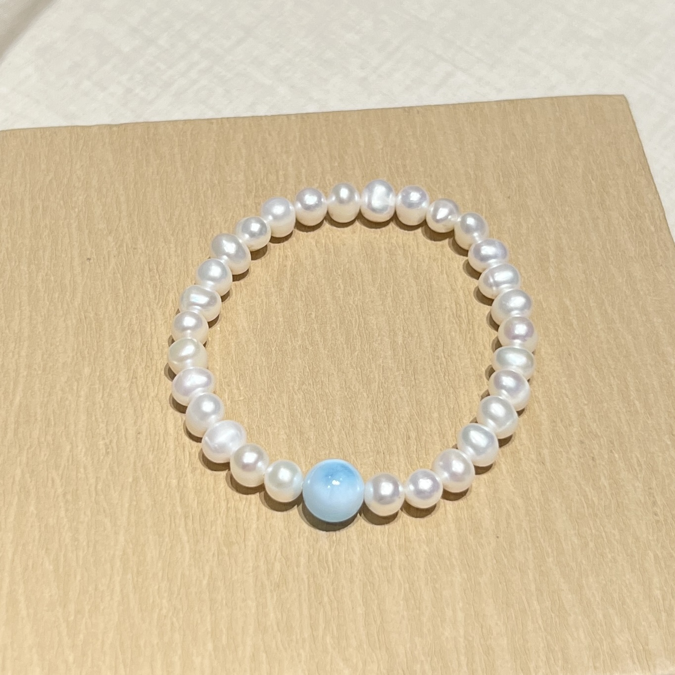 S1014-海纹石珍珠手串多样性发