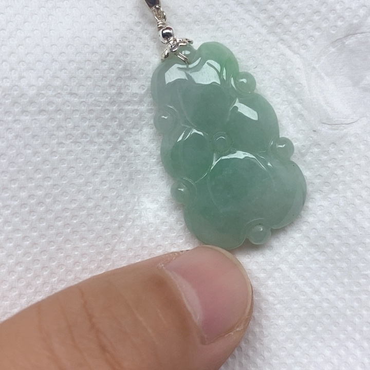 翡翠未镶嵌颈饰天然缅甸翡翠14号