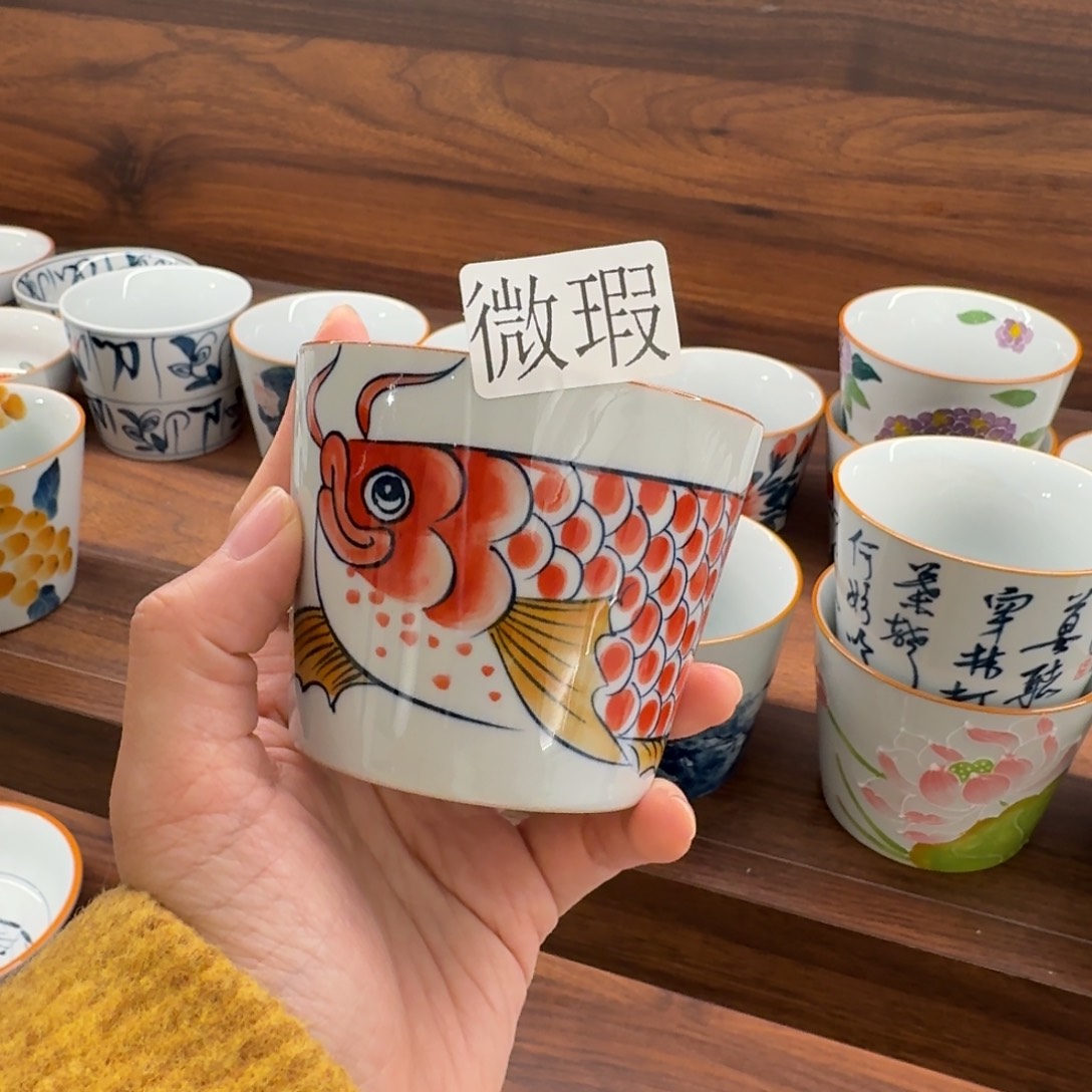 釉下彩纯手绘微瑕