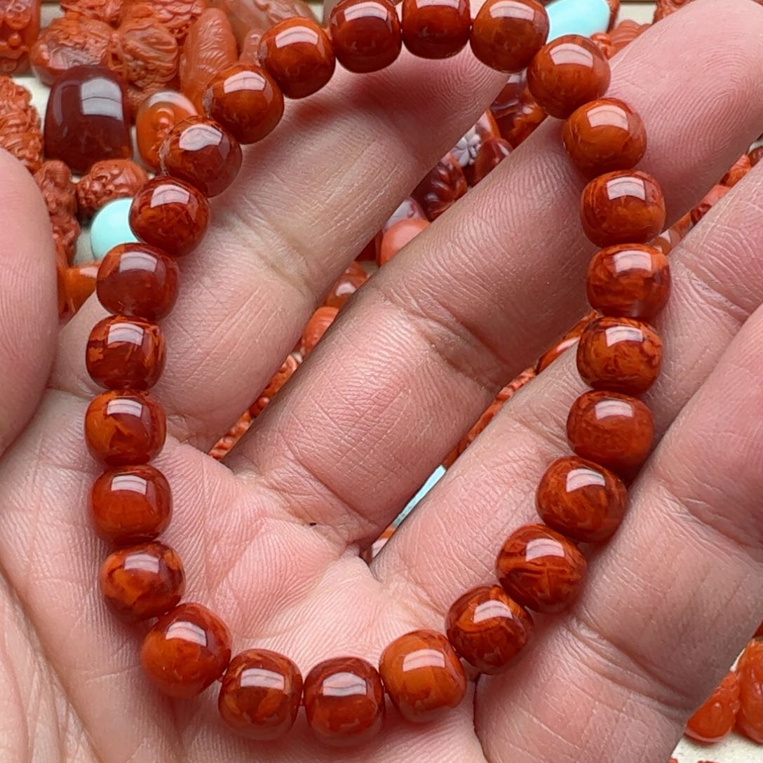 南红玛瑙配饰未镶嵌