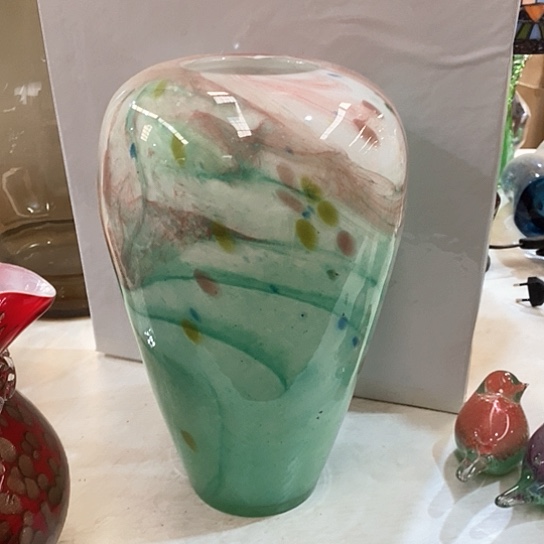 琉璃花瓶高31厘米口径9厘米