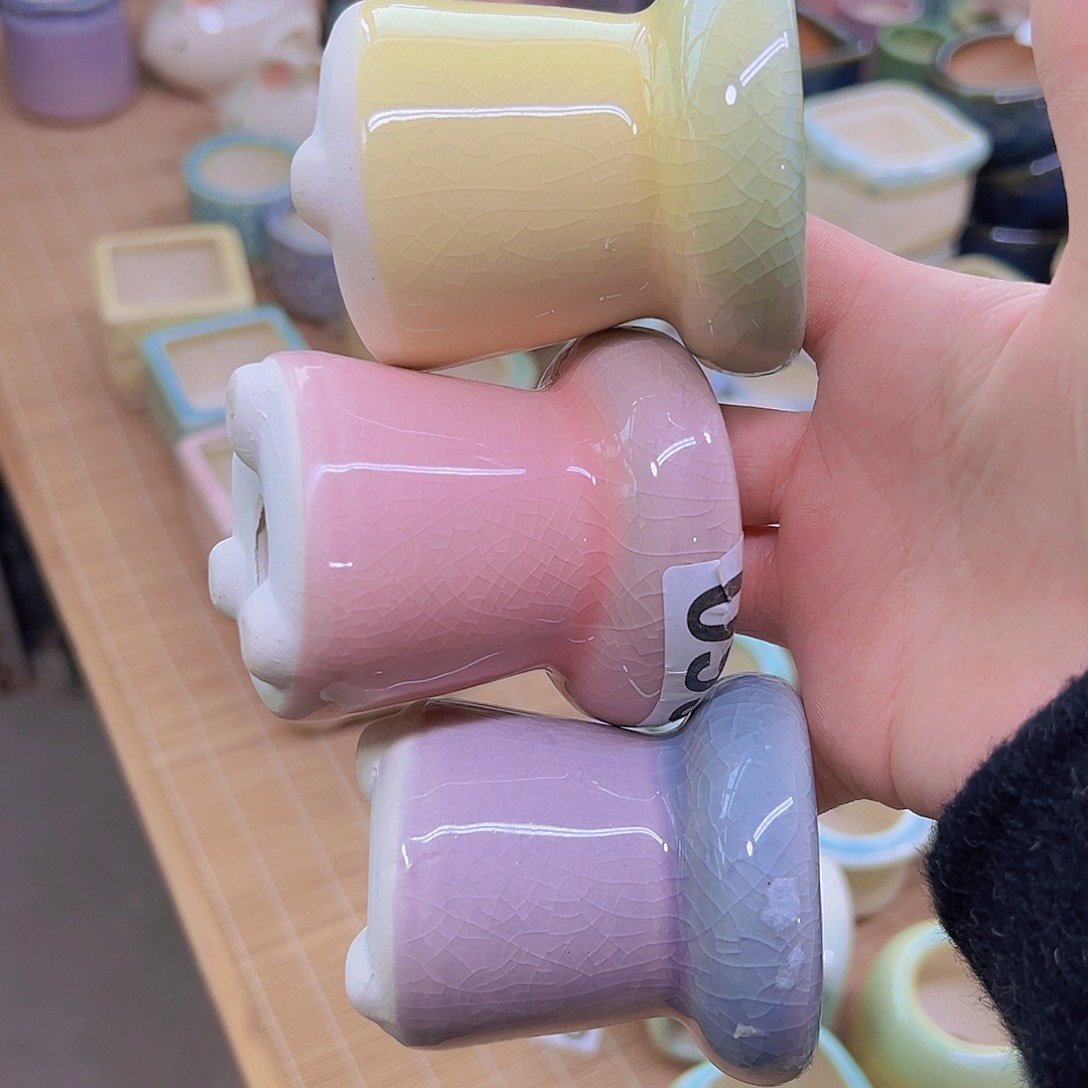 红陶陶瓷花盆满12包邮