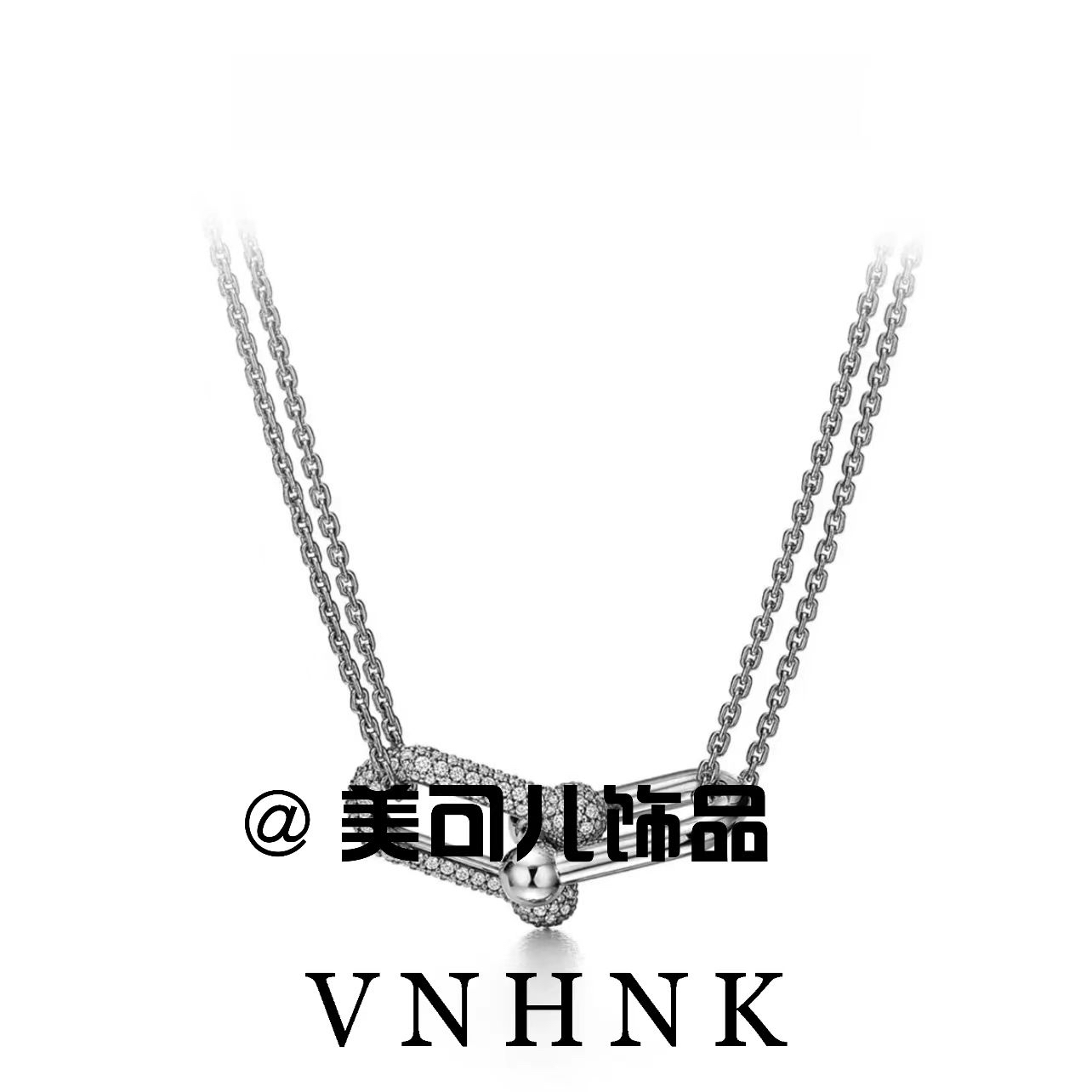 不锈钢项链 美可儿   T789   银色时尚个性气质项链