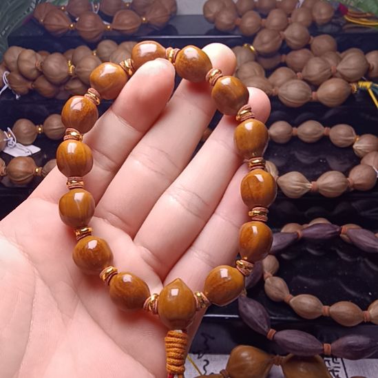 橄榄核手串/手链橄榄核三花铁核手串