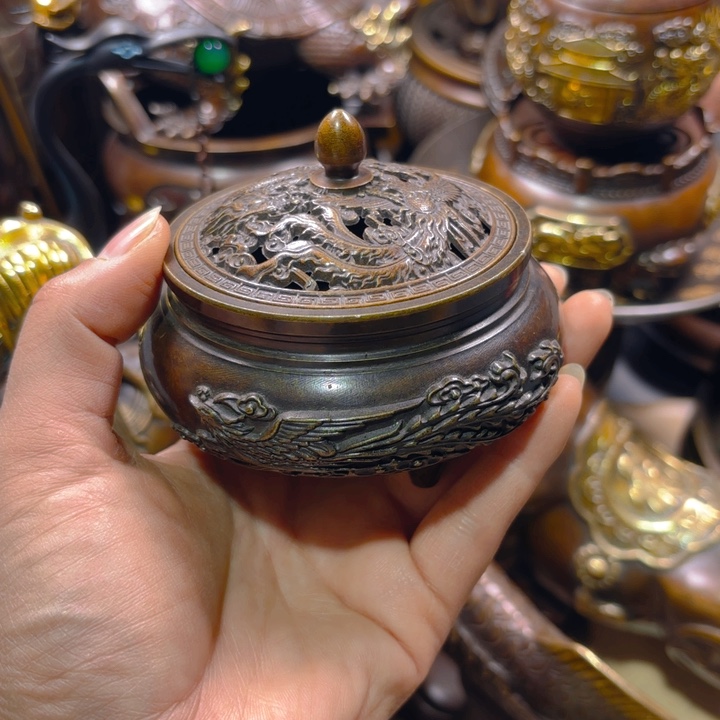 铜器摆件收收藏藏