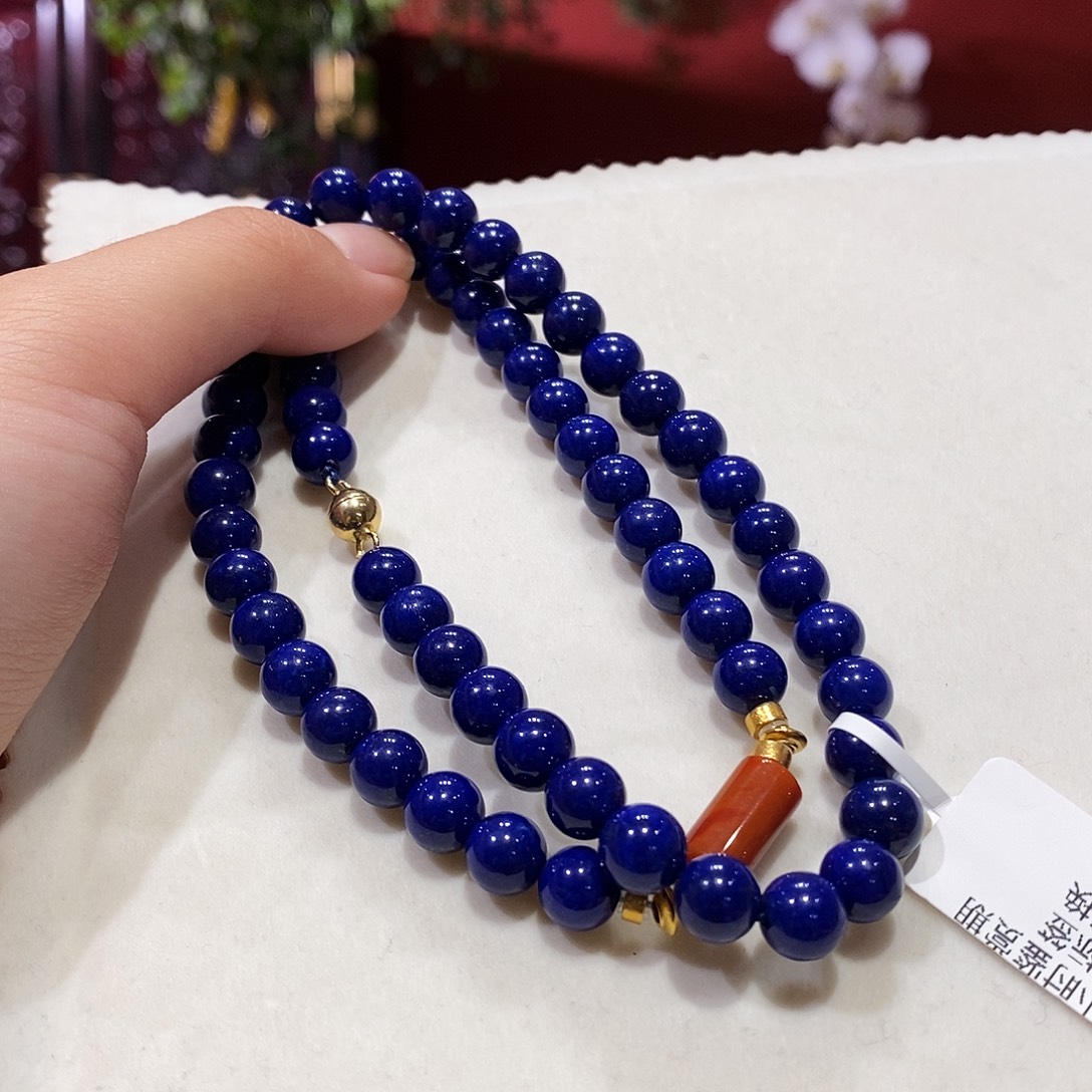 青金石未镶嵌手串