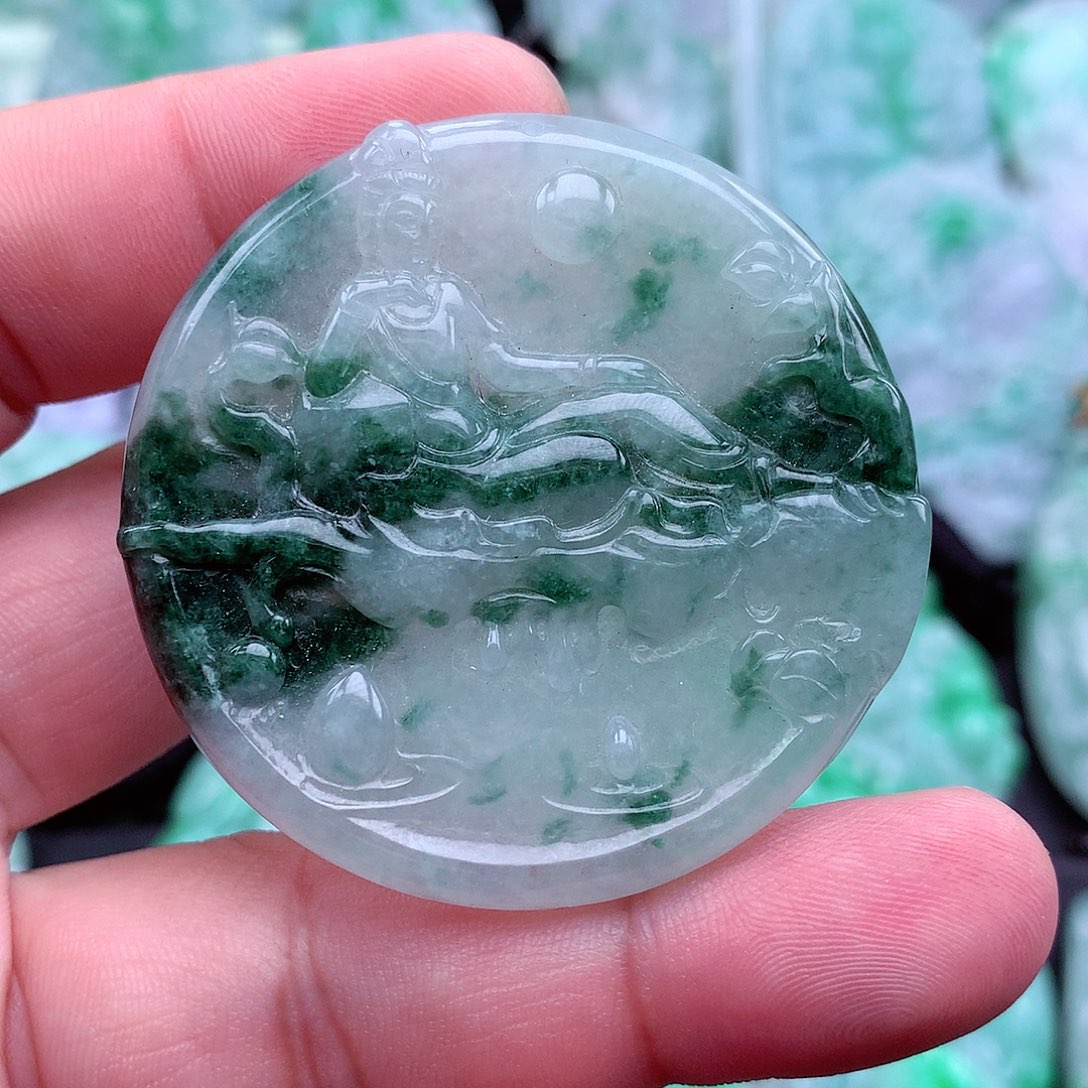 翡翠吊坠(不含链)未镶嵌