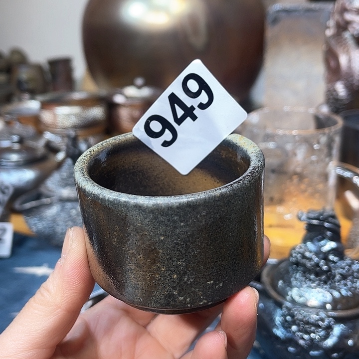 杯高温柴烧陶泥主人杯