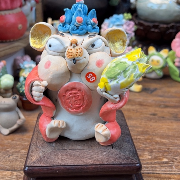新***格摆件陶小镇青花每日有新品