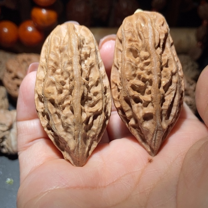 把件文玩核桃东北楸子小雪5