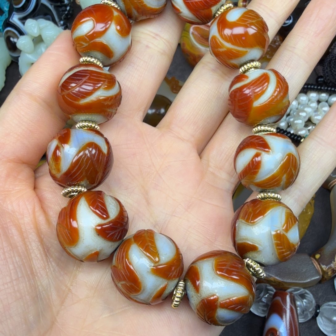 玛瑙/玉髓未镶嵌颈饰