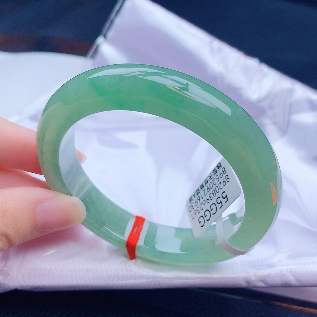 翡翠未镶嵌手镯缅甸天然翡翠a货手镯