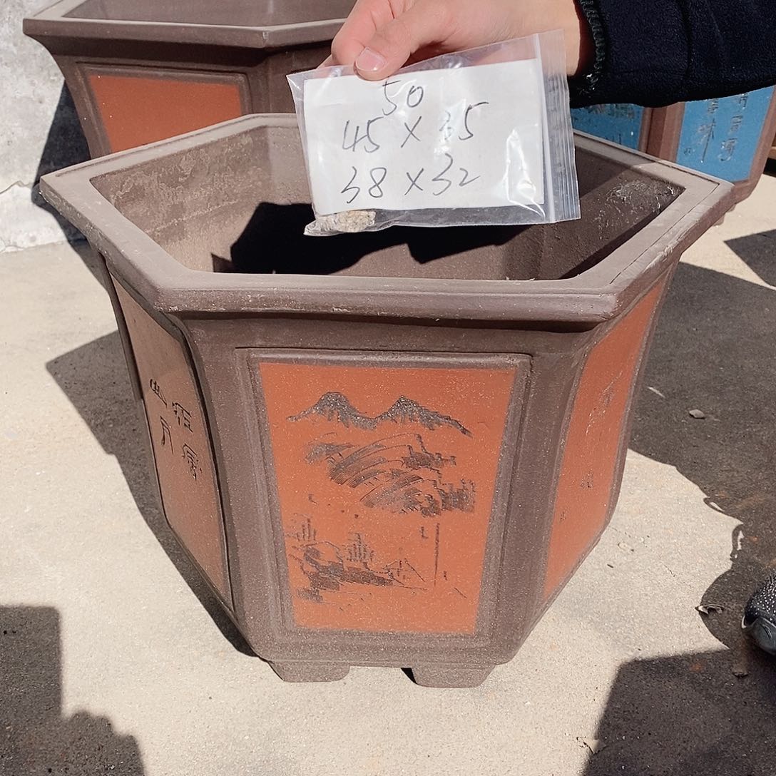 紫砂花盆紫砂花盆