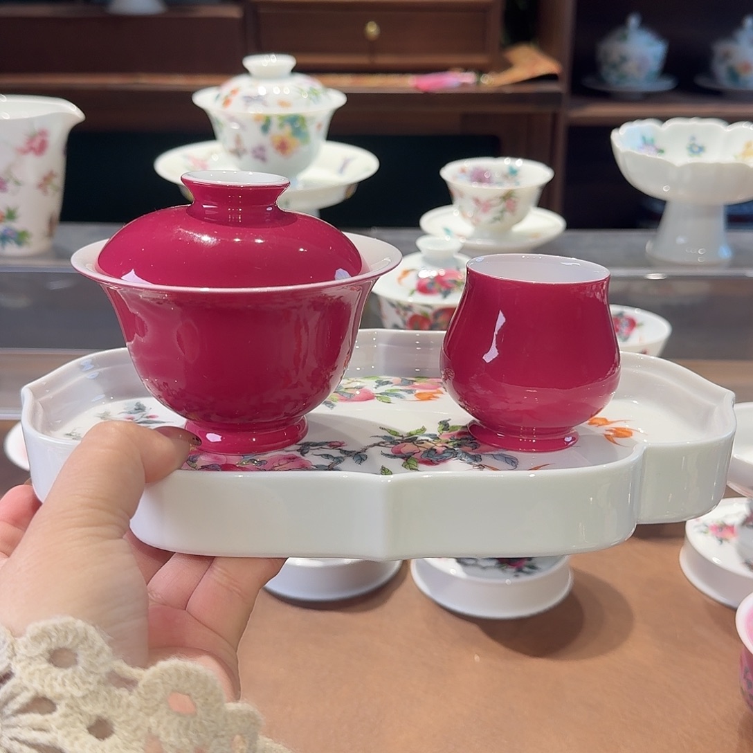 珐琅彩主人杯茶具茶具