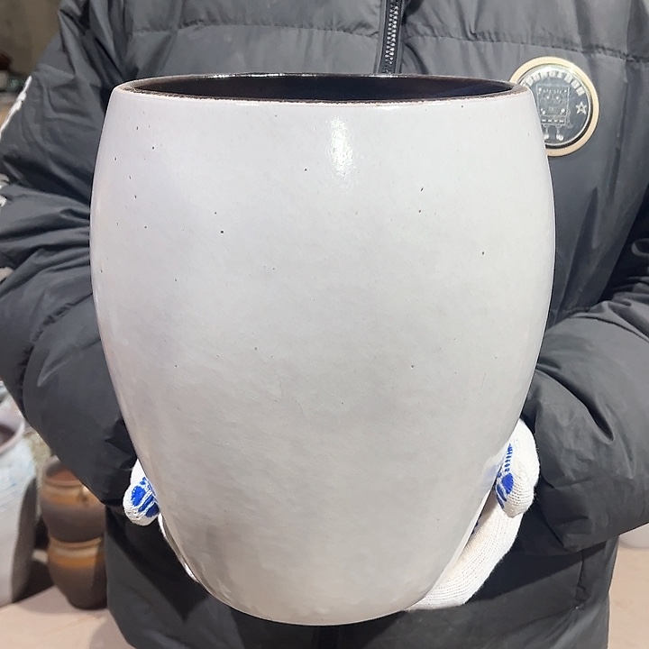 紫砂花盆高27口20————