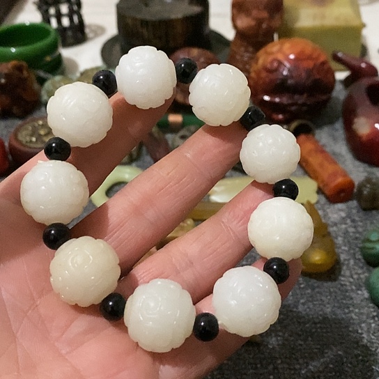 白玉菩提吊坠吊坠