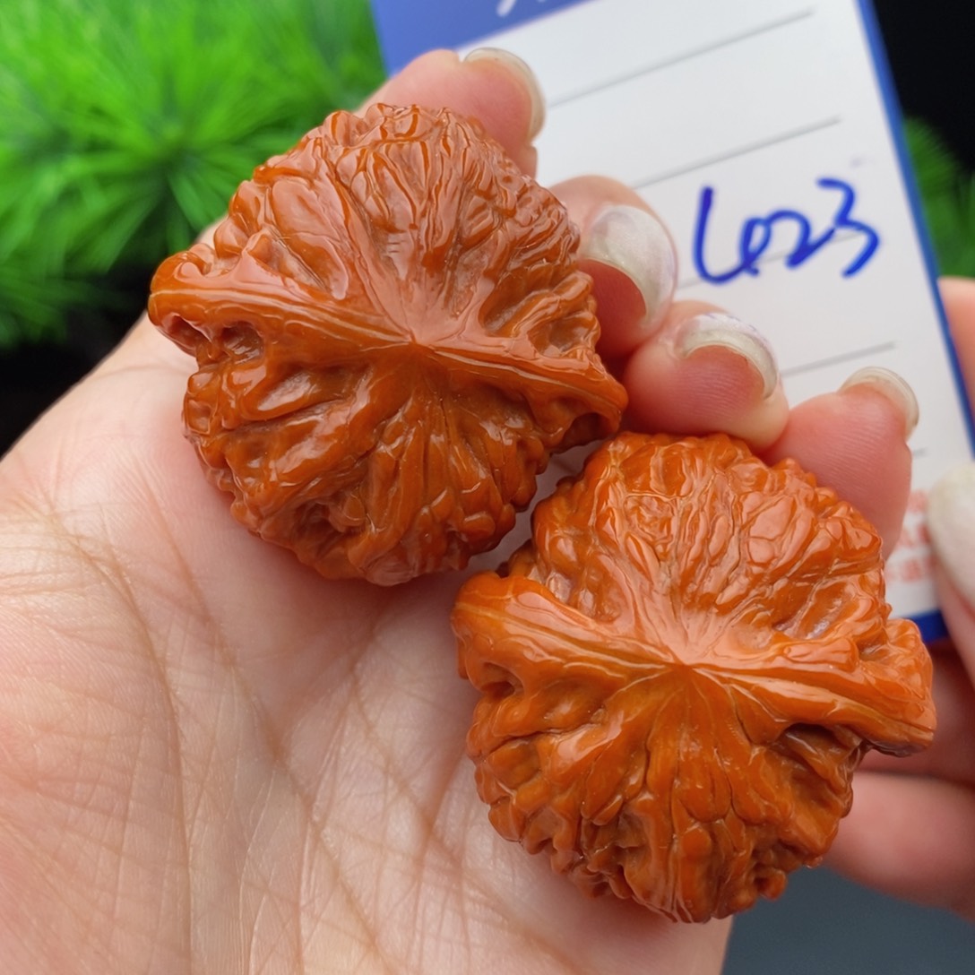 文玩核桃把件38山地磨盘的423