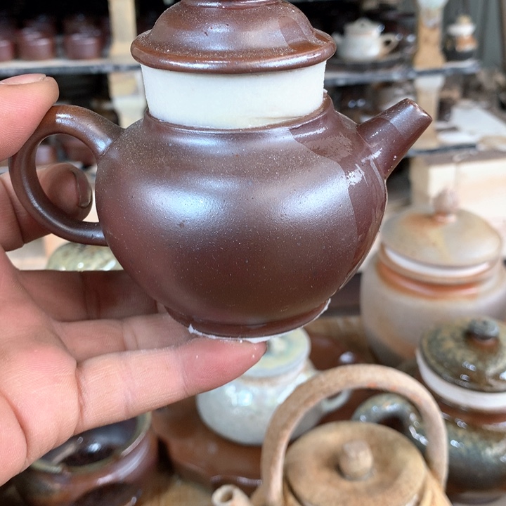 紫砂茶壶纯自然高温裸柴烧