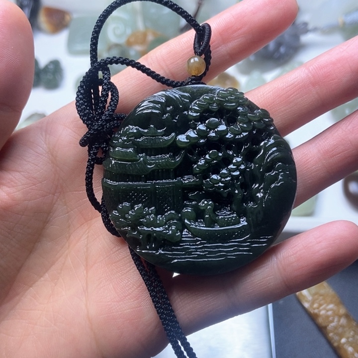 和田玉挂件未镶嵌