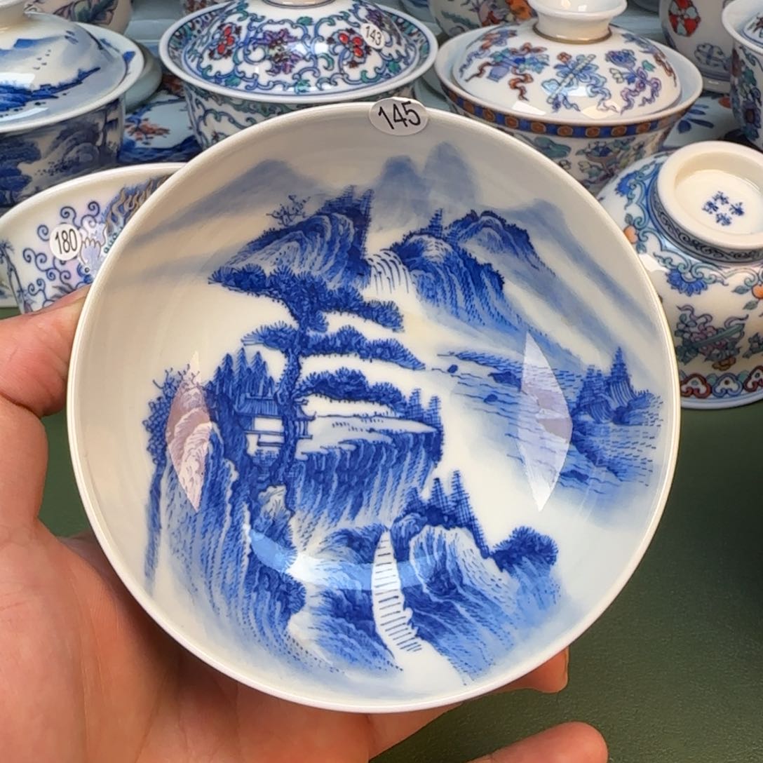 彦祖纯手工手绘茶具145