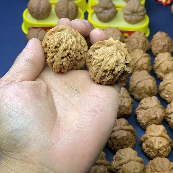 把件文玩核桃四座楼