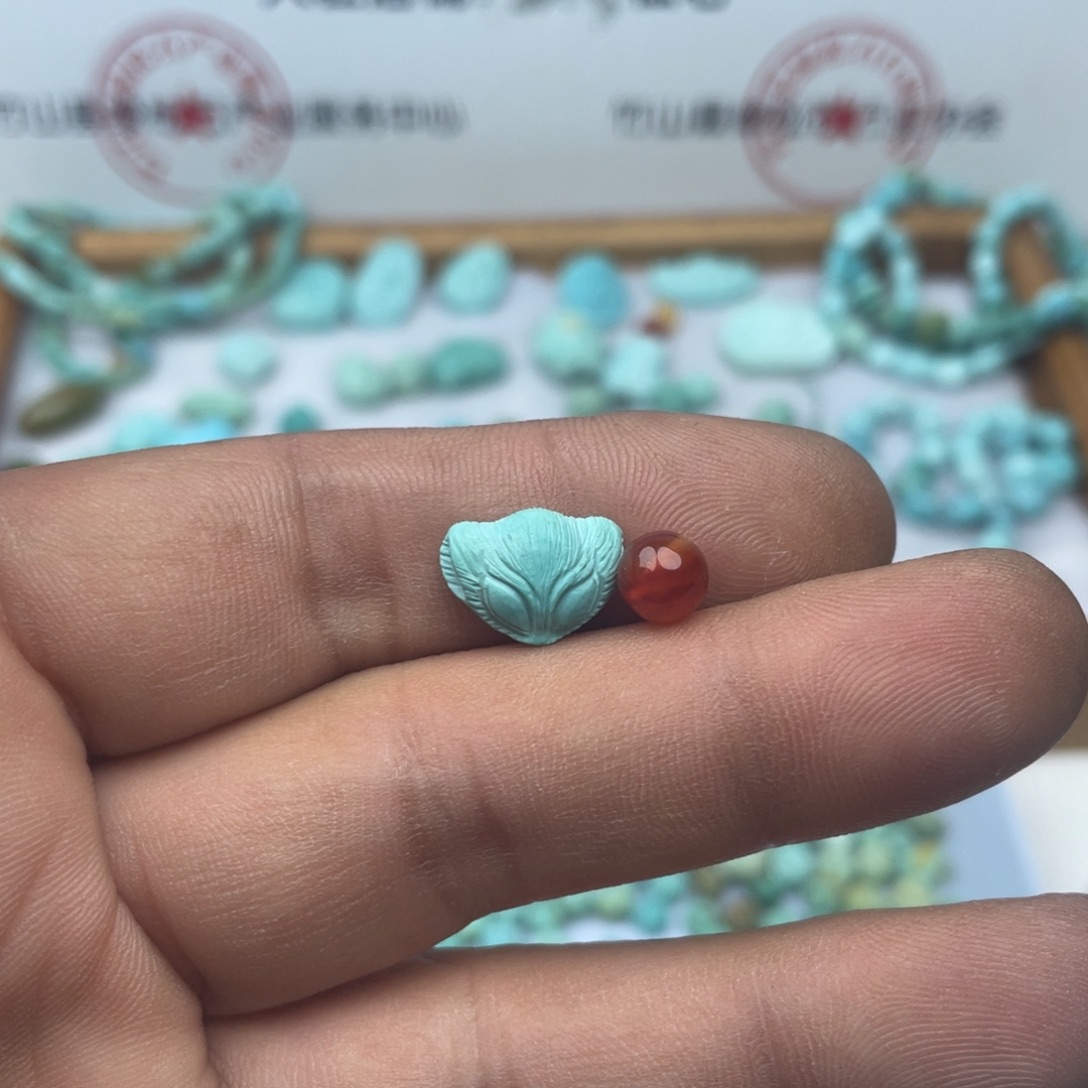 南红玛瑙未镶嵌颈饰089